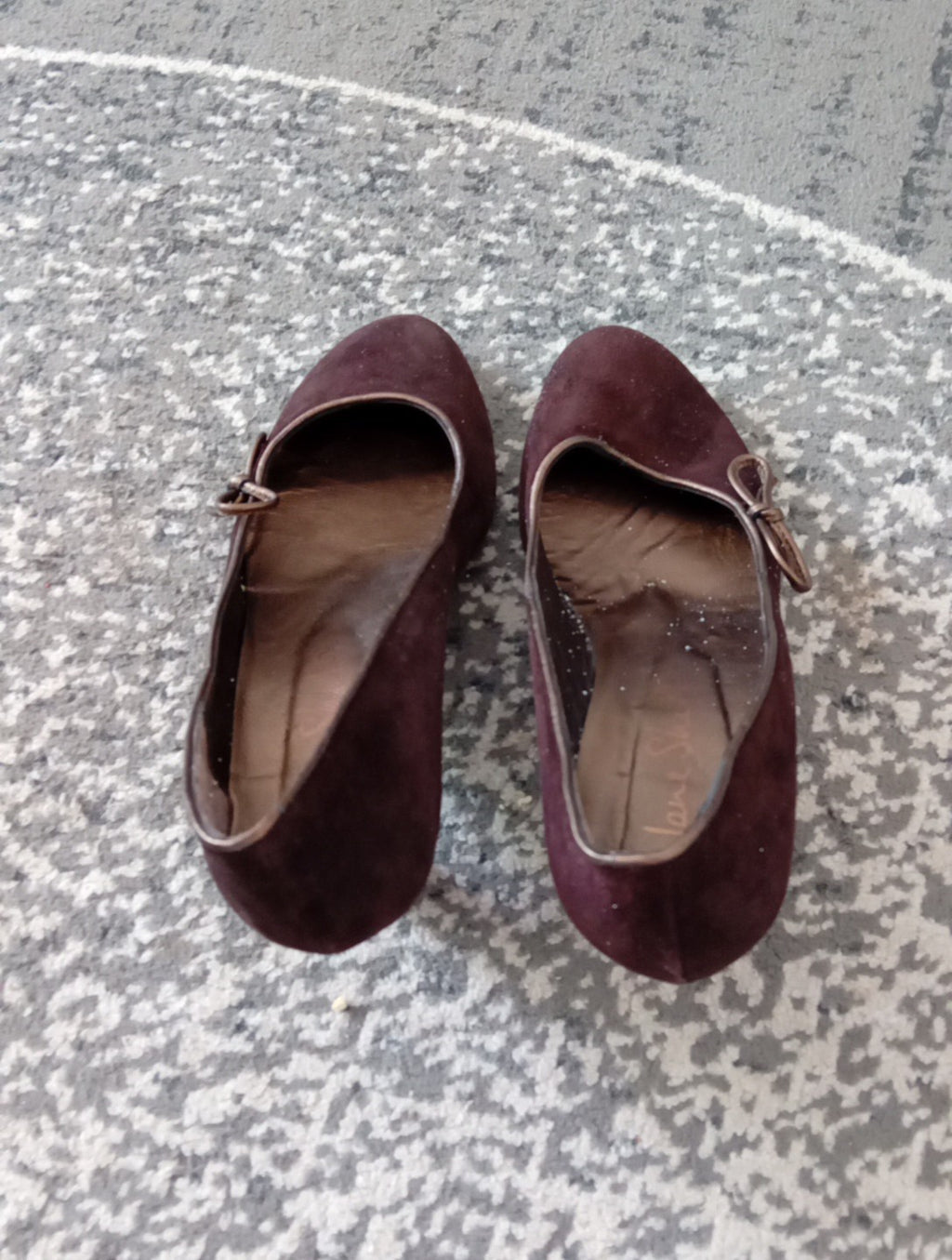 Ladies Brown Suede Court Shoes Jane Shilton Size 37 Free Delivery