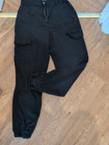 New Look Denim 8 Black Cargo Slim Jeans