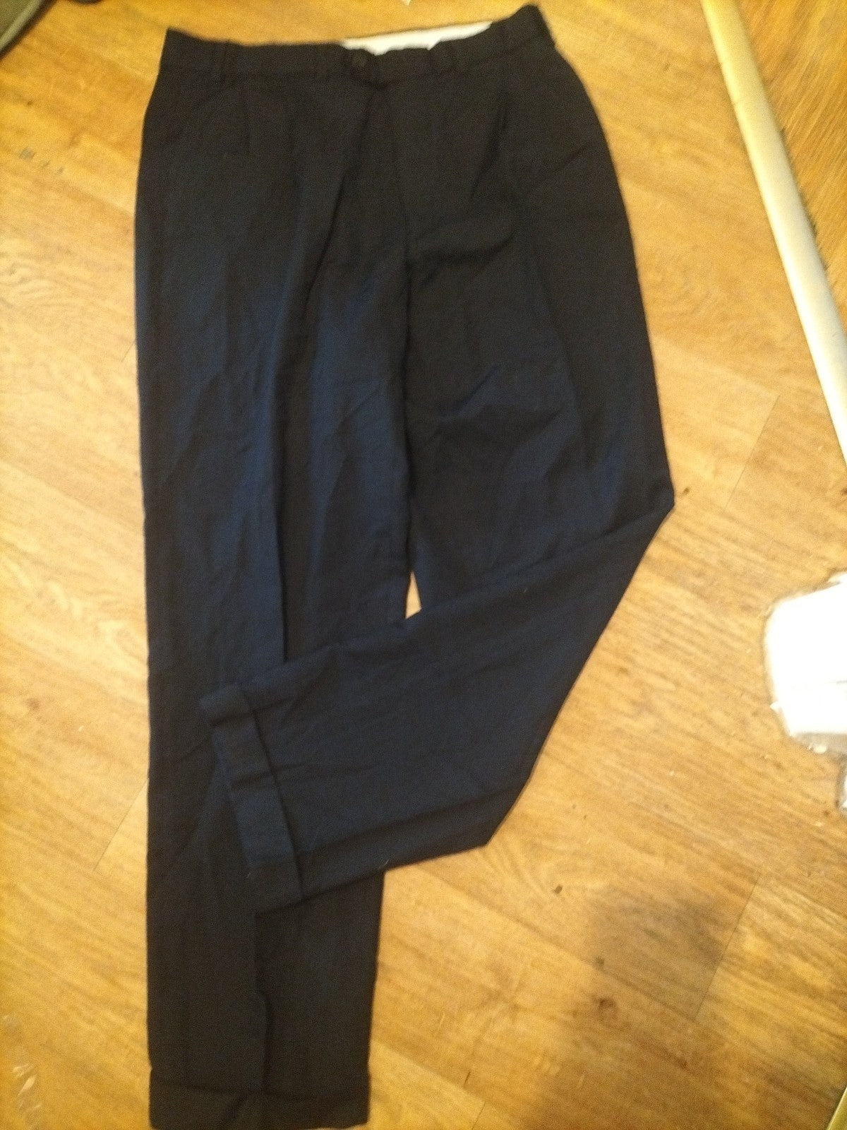 Mens St Michael Size 36x31 Navy Dress Formal Trousers