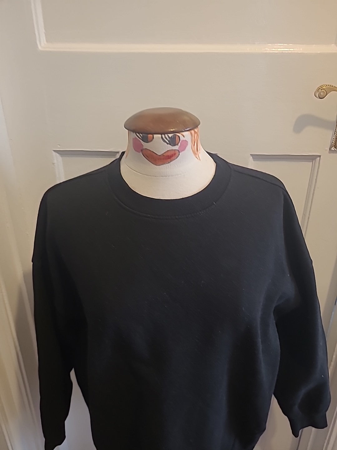 Mens Primark Size Medium Black Long Sleeve Jumper