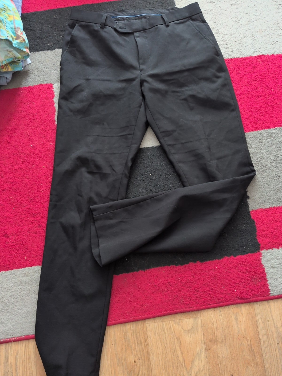 Next 32/33 Black Smartwear Trousers