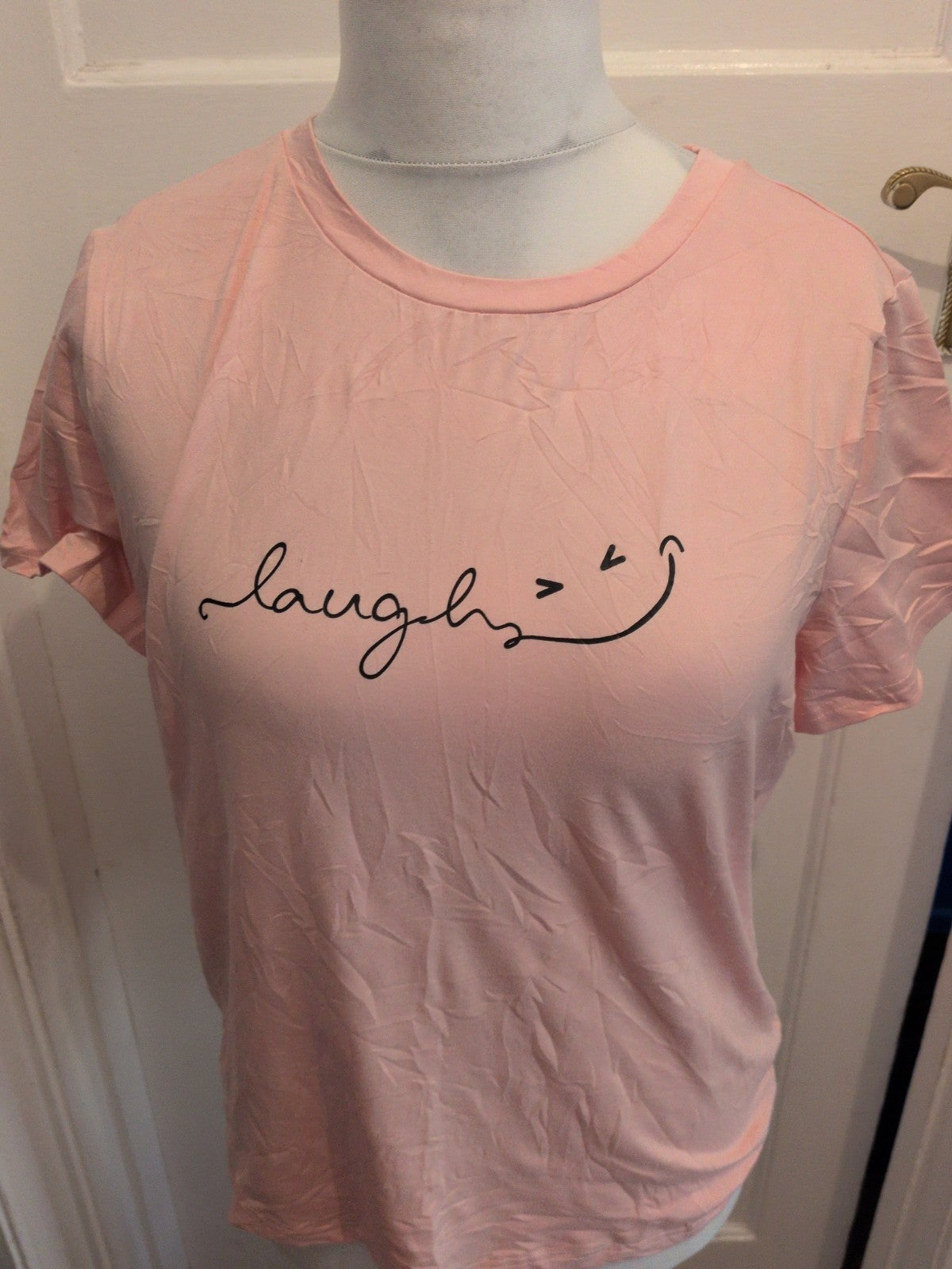 Shein Large Pink Short Sleeve Pyjama Tol