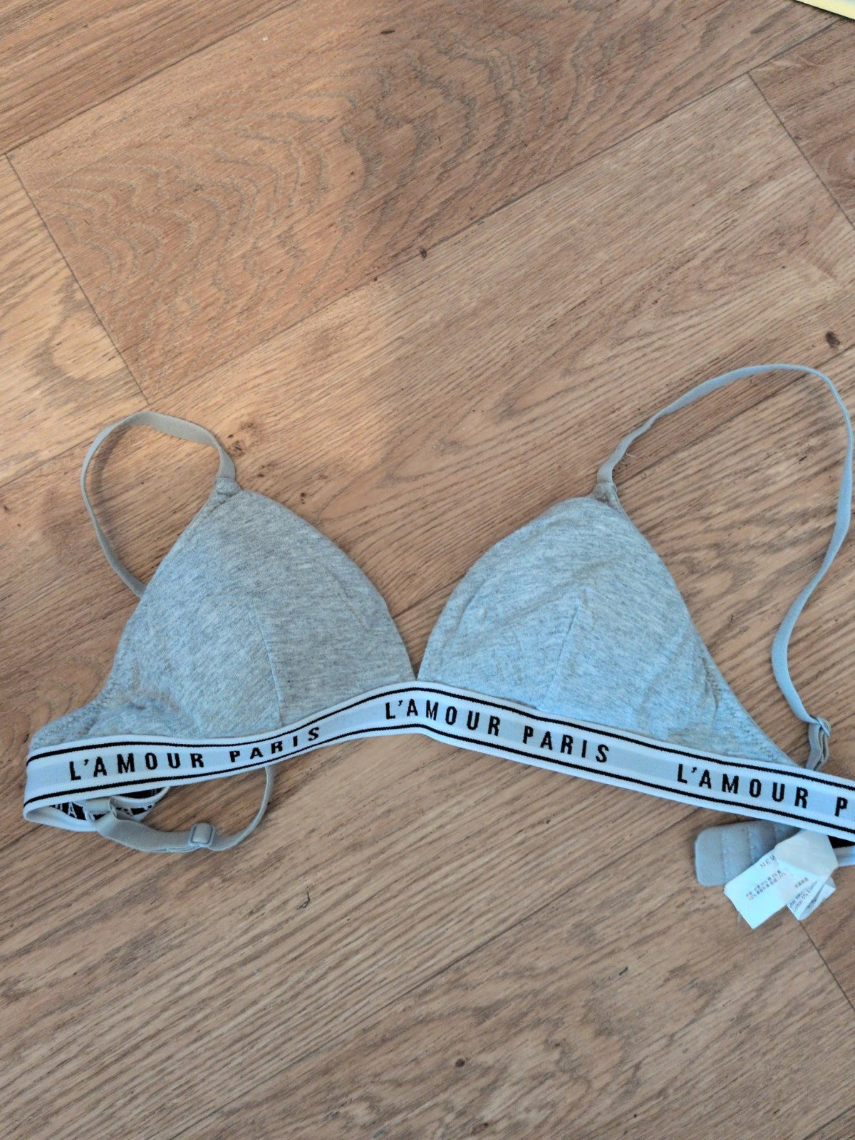 New Look 8 Grey Padded Bra