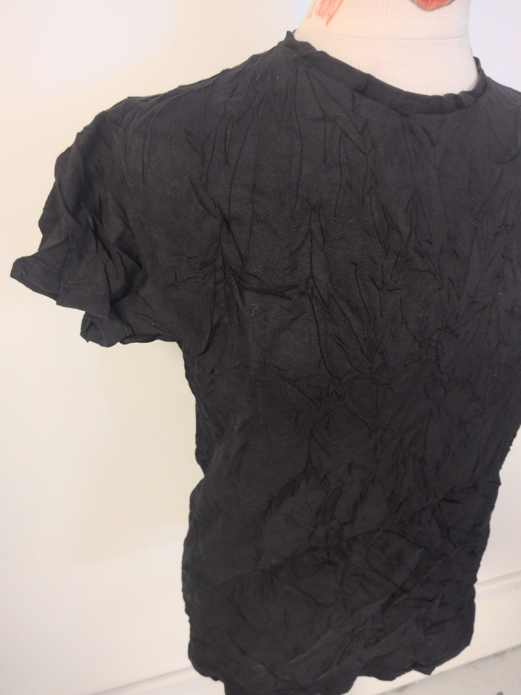 Mens Primark Size Small Regular Fit Short Sleeve Black T-shirt