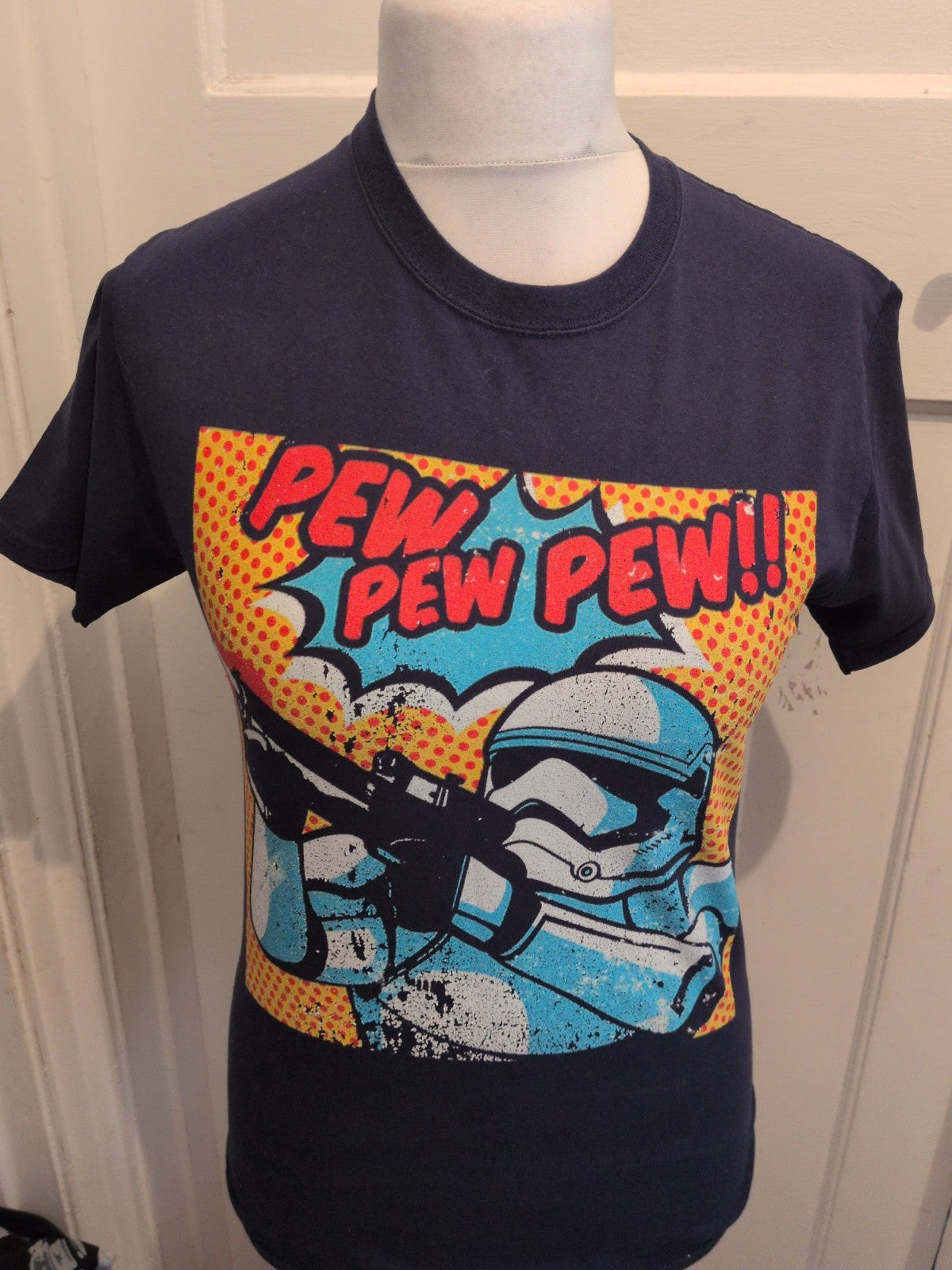 Hanes Small Navy Stormtrooper T-shirt Short Sleeve