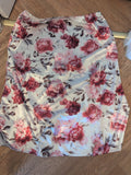 Ladies 4XL Floral Elasticated Midi Skirt