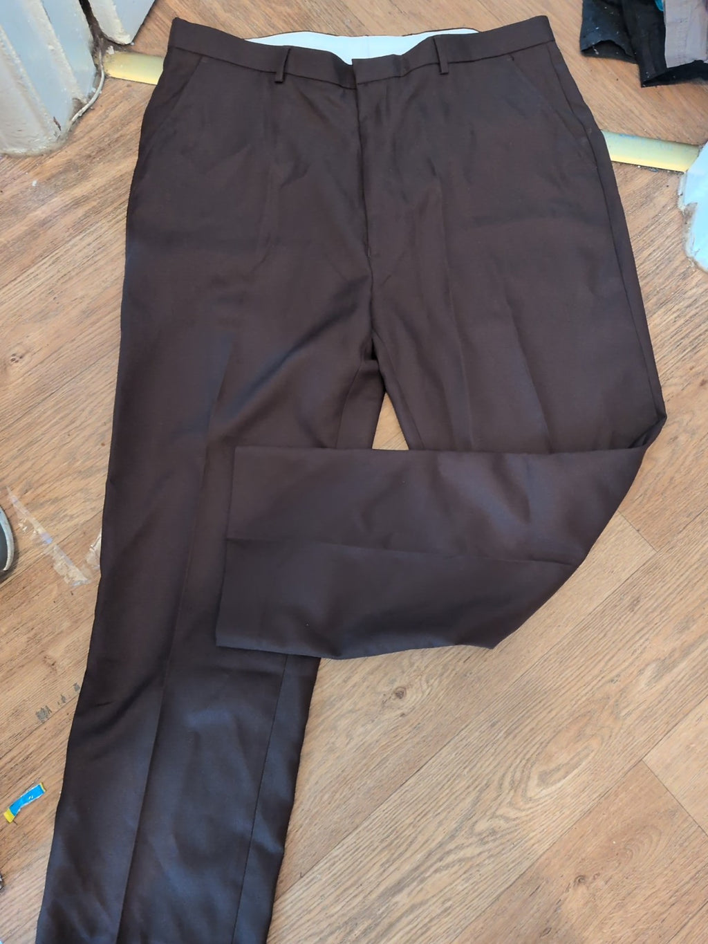 Chums 38/31 Brown Smart Trousers