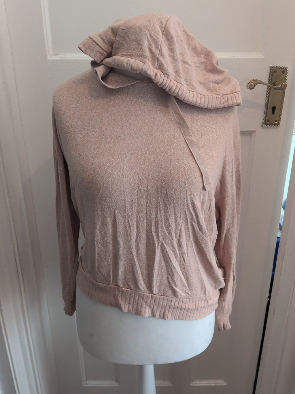 Primark 10-12 Pink Hooded Pyjama Top