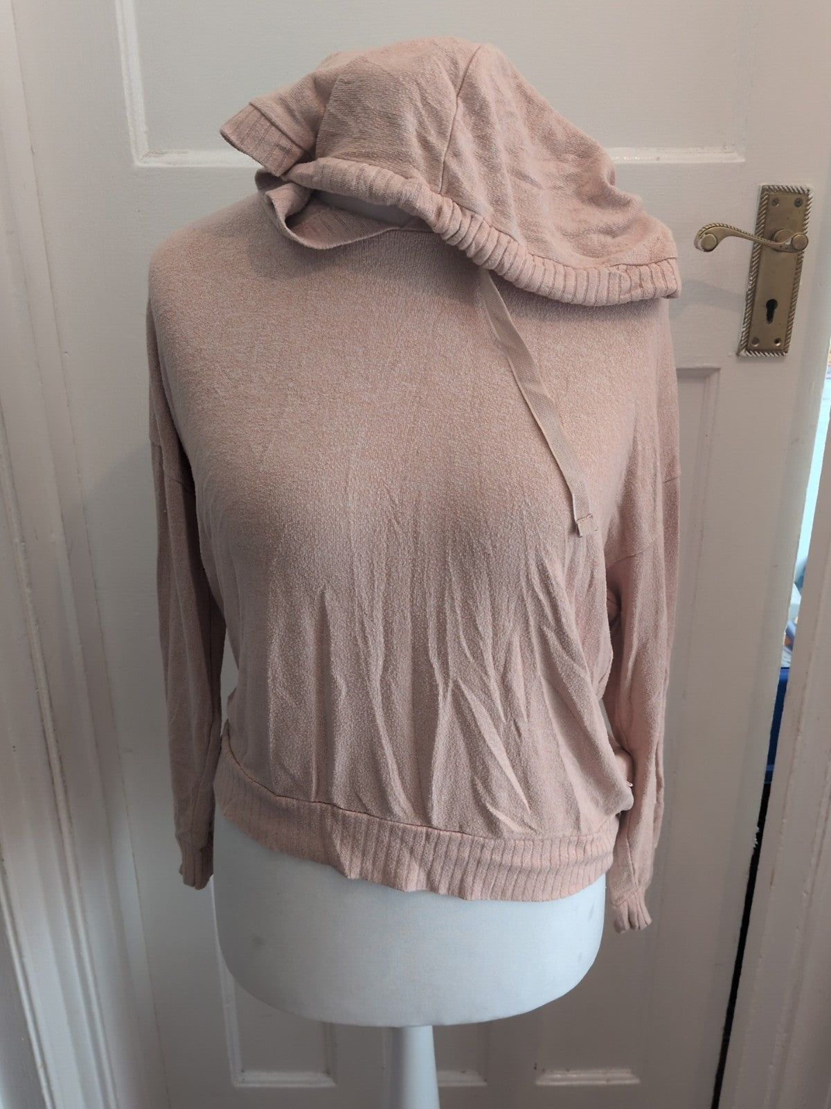 Primark 10-12 Pink Hooded Pyjama Top