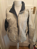 Blue Harbour White And Navy Mesh Lined Stormwear Coat Large