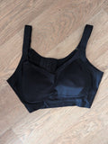 2XL Black Seamless Padded Bra No Wires