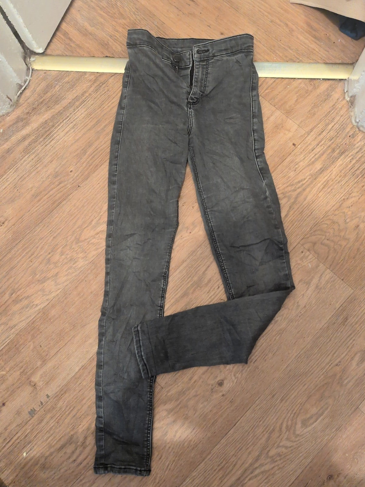 Topshop 26x32 Grey Jeans Slim