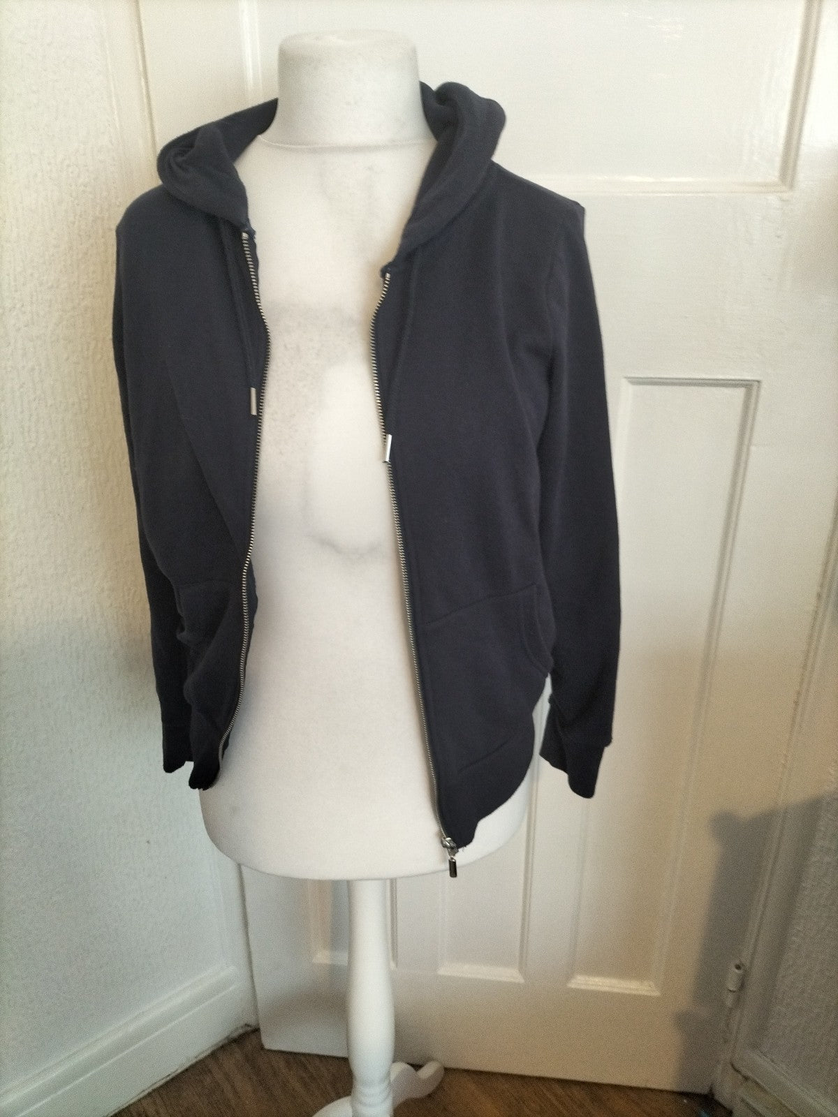 Ladies Atmosphere Size 12 Navy Hoodie Zipped