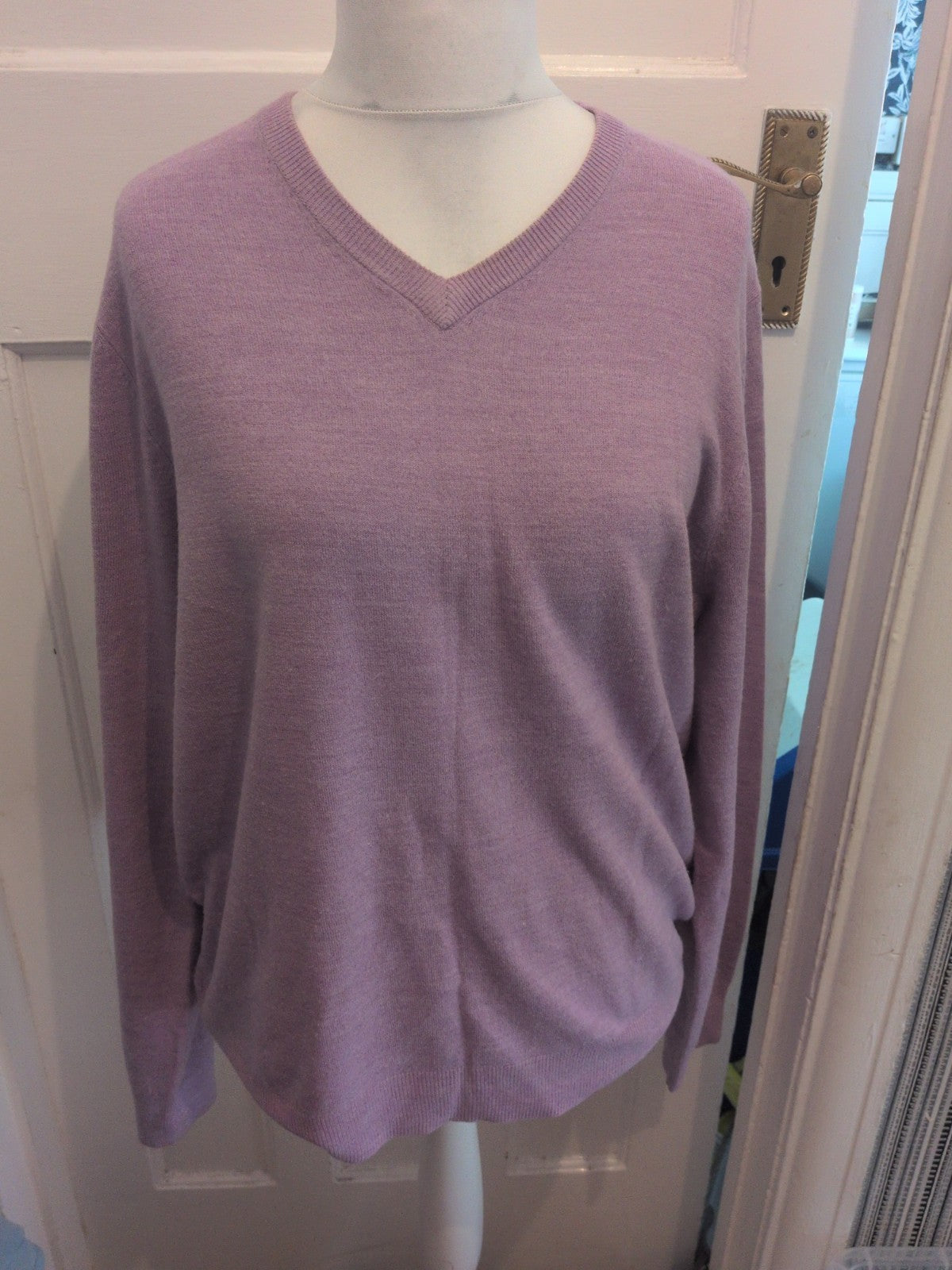 Atlantic Bay Super Soft Large Purple Pullover Jumper