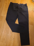 Mens Marks And Spencer Collezione Size 38x31 Tapered Navy Trousers