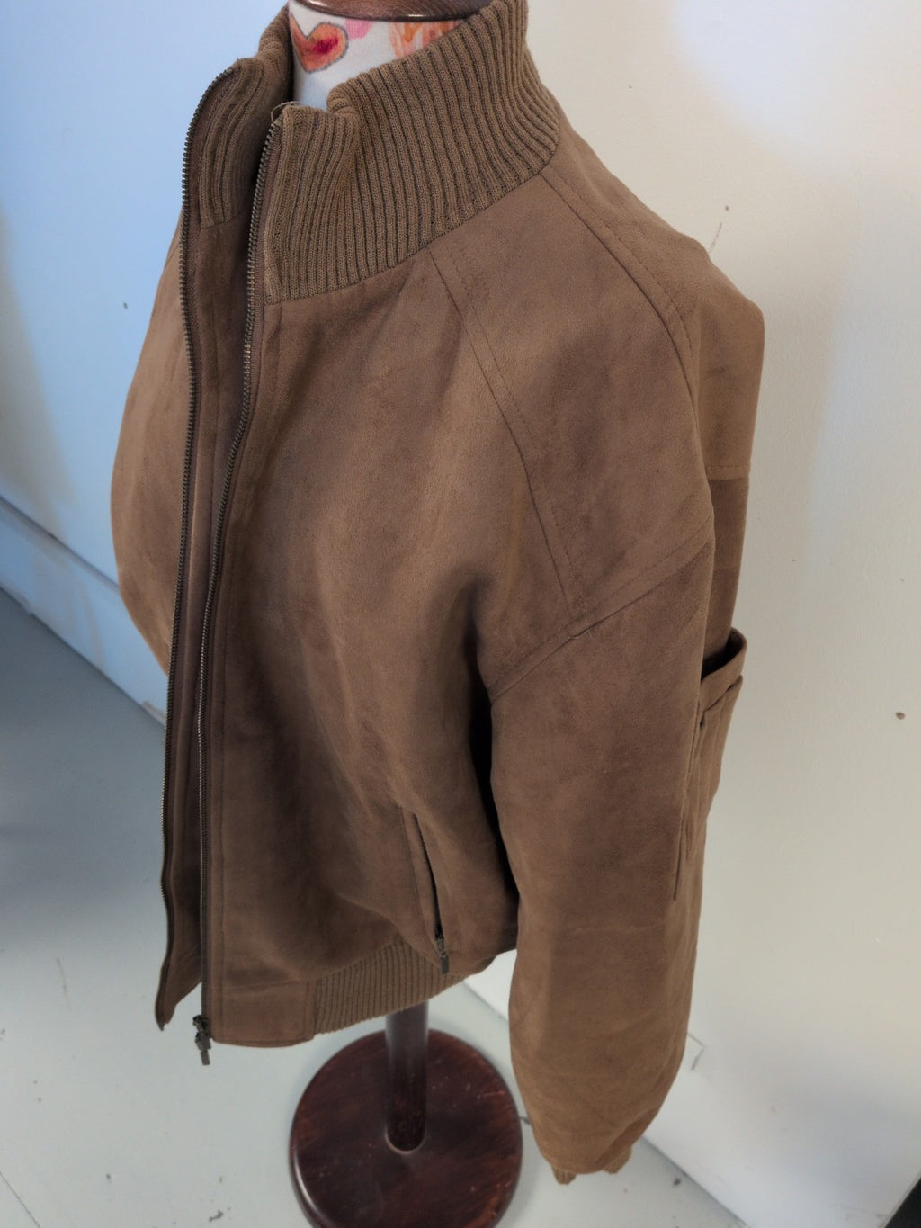 Emporio Large Brown Lined Full Zip Jacket