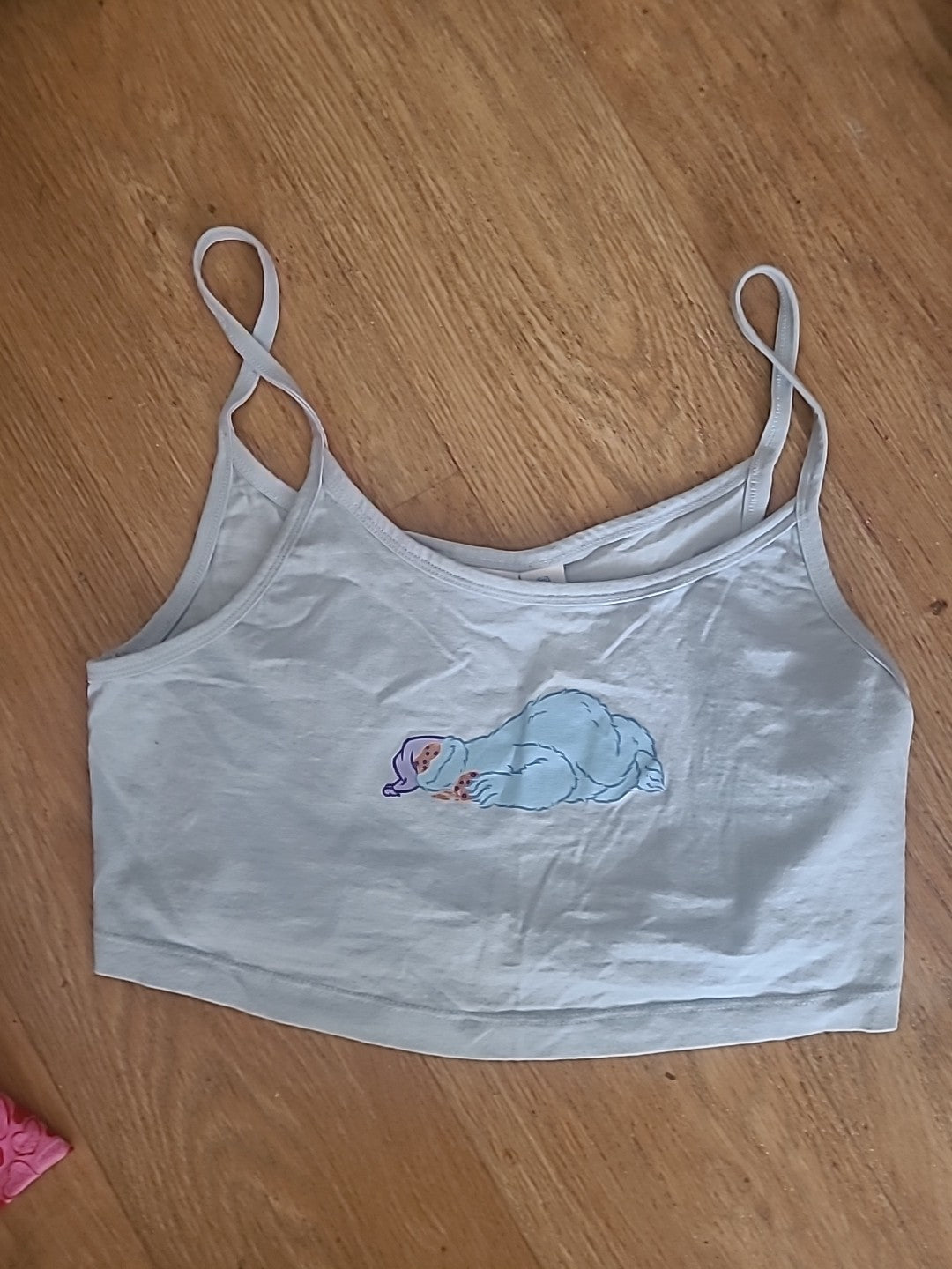 Ladies Seasame Street Size XS Blue Pyjama Top Cami