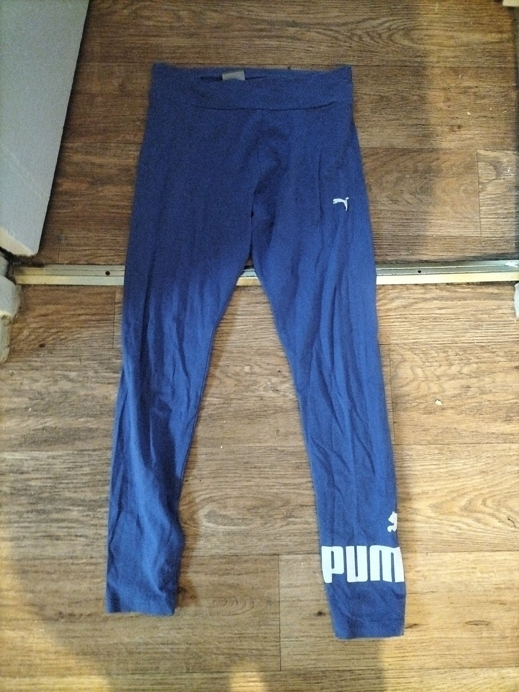 ladies puma size 10 purple leggings