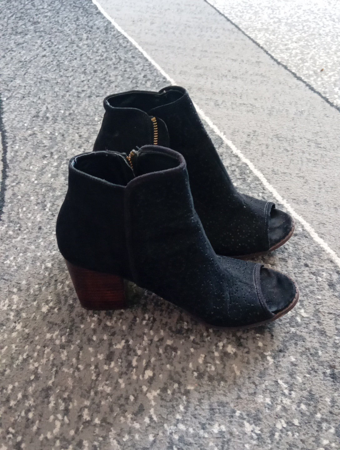 Ladies Miss KG opened Toe Ankle Boots Size 37 Free Delivery