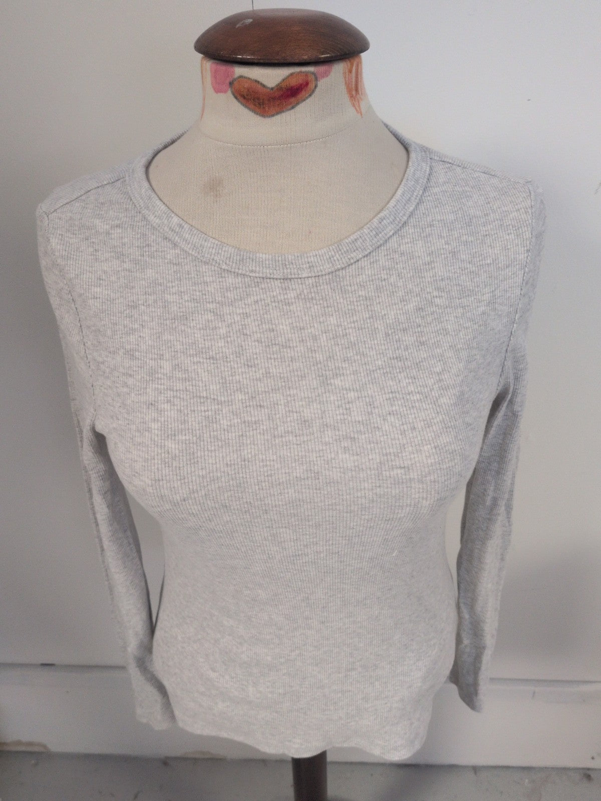 Marks And Spencer 10 Grey Long Sleeve T-shirt