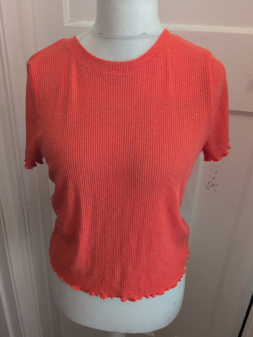 Brand New Primark 14-16 Coral Short Sleeve Top