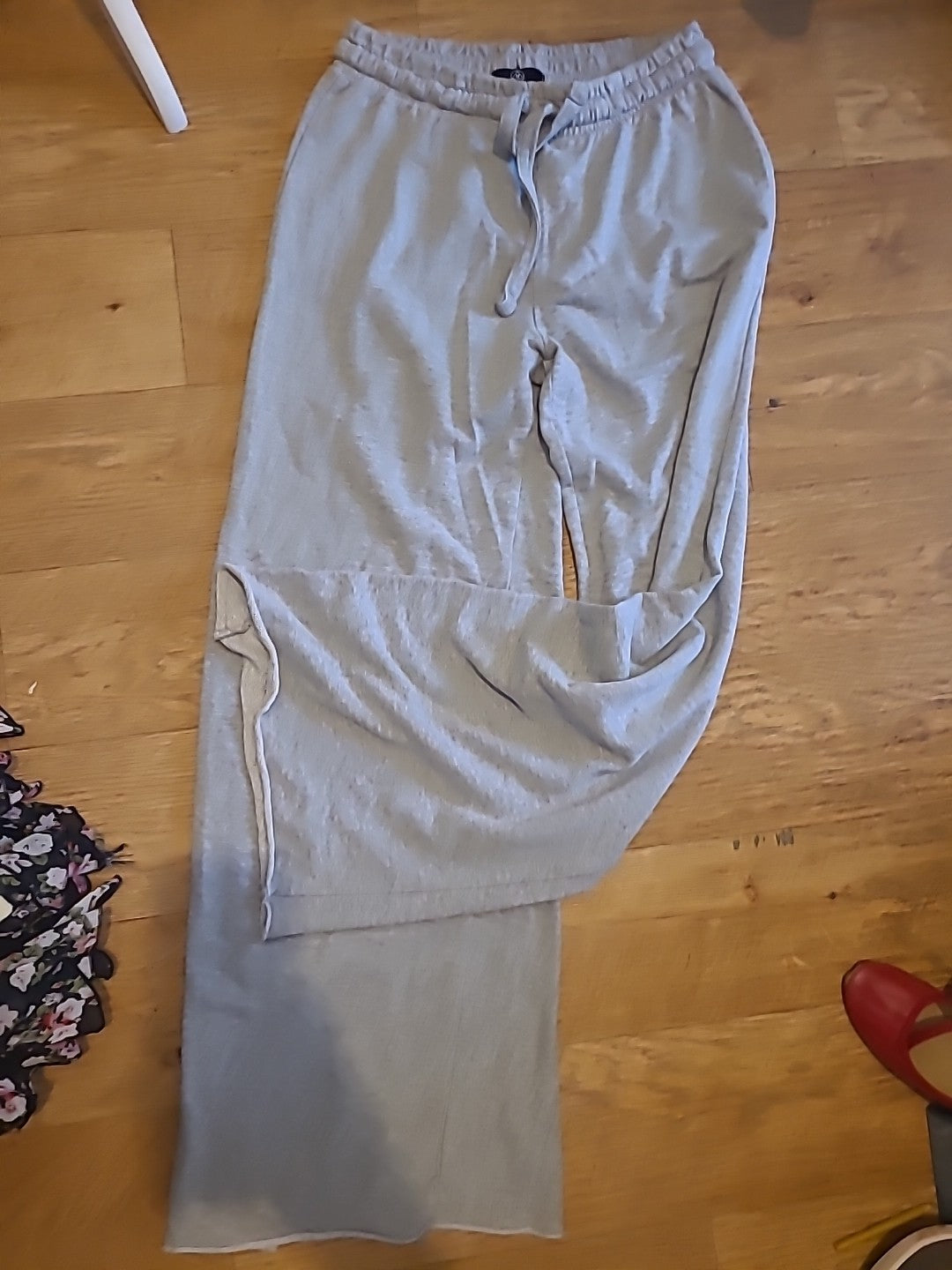 Ladies Missguided Size 8 Grey Elasticated Jogger