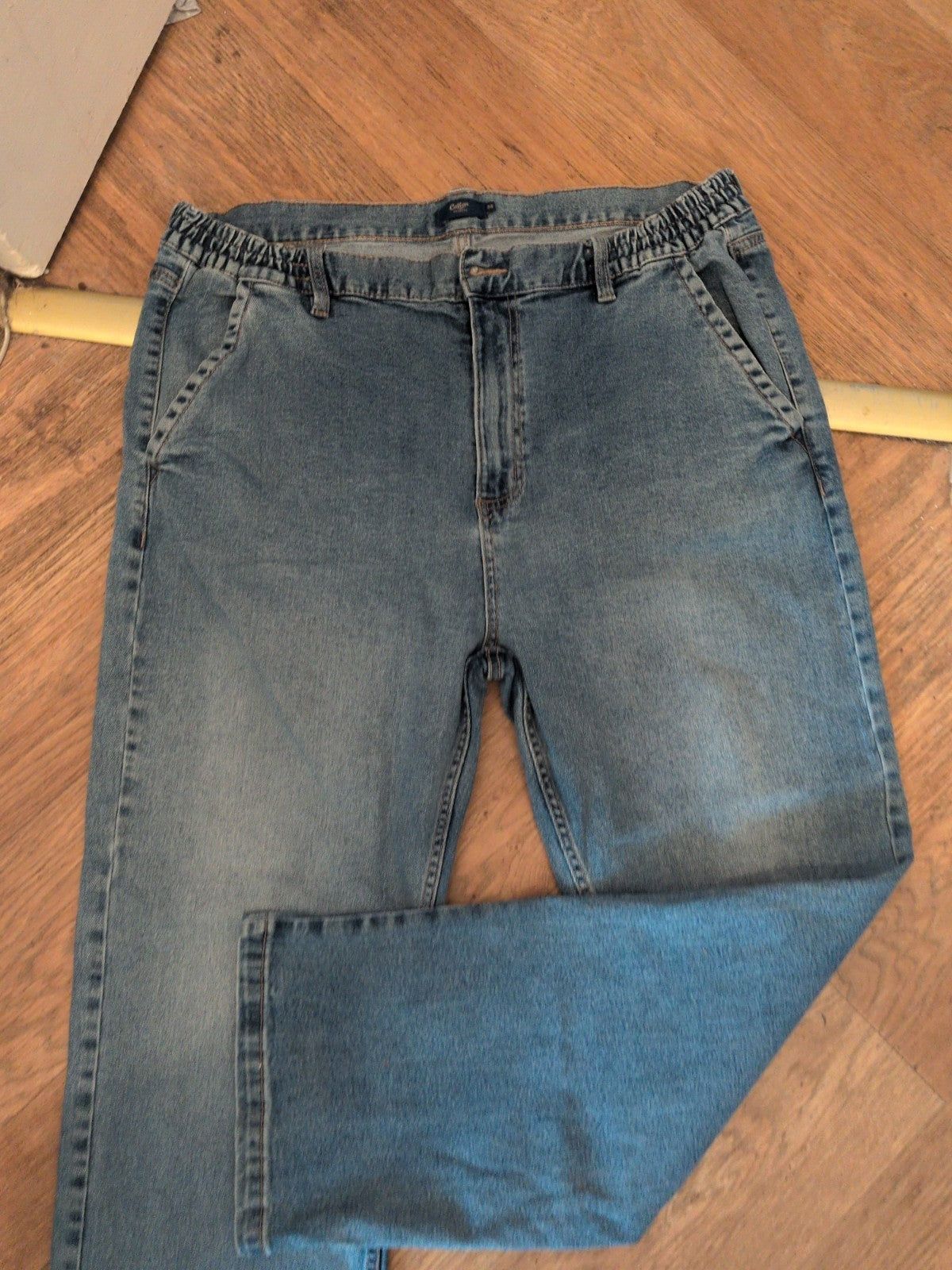 Mens Cotton Traders 38" Denim Straight Jeans