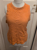 F&F XL Coral Sleeveless Vest Tank T-shirt Ladies