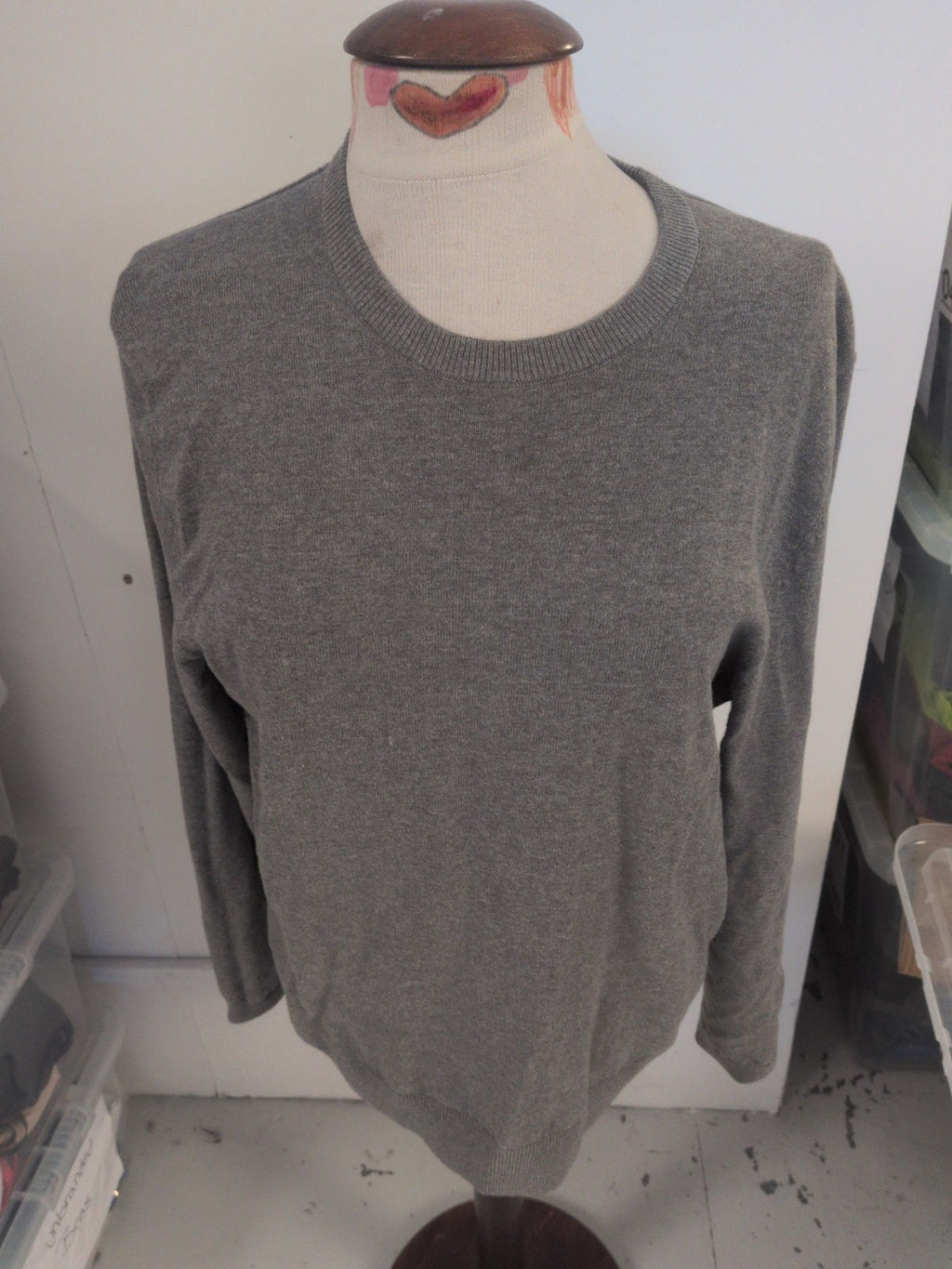 George Medium Pure Cotton Grey Jumper