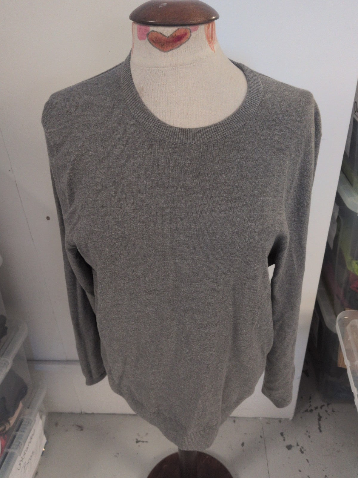 George Medium Pure Cotton Grey Jumper