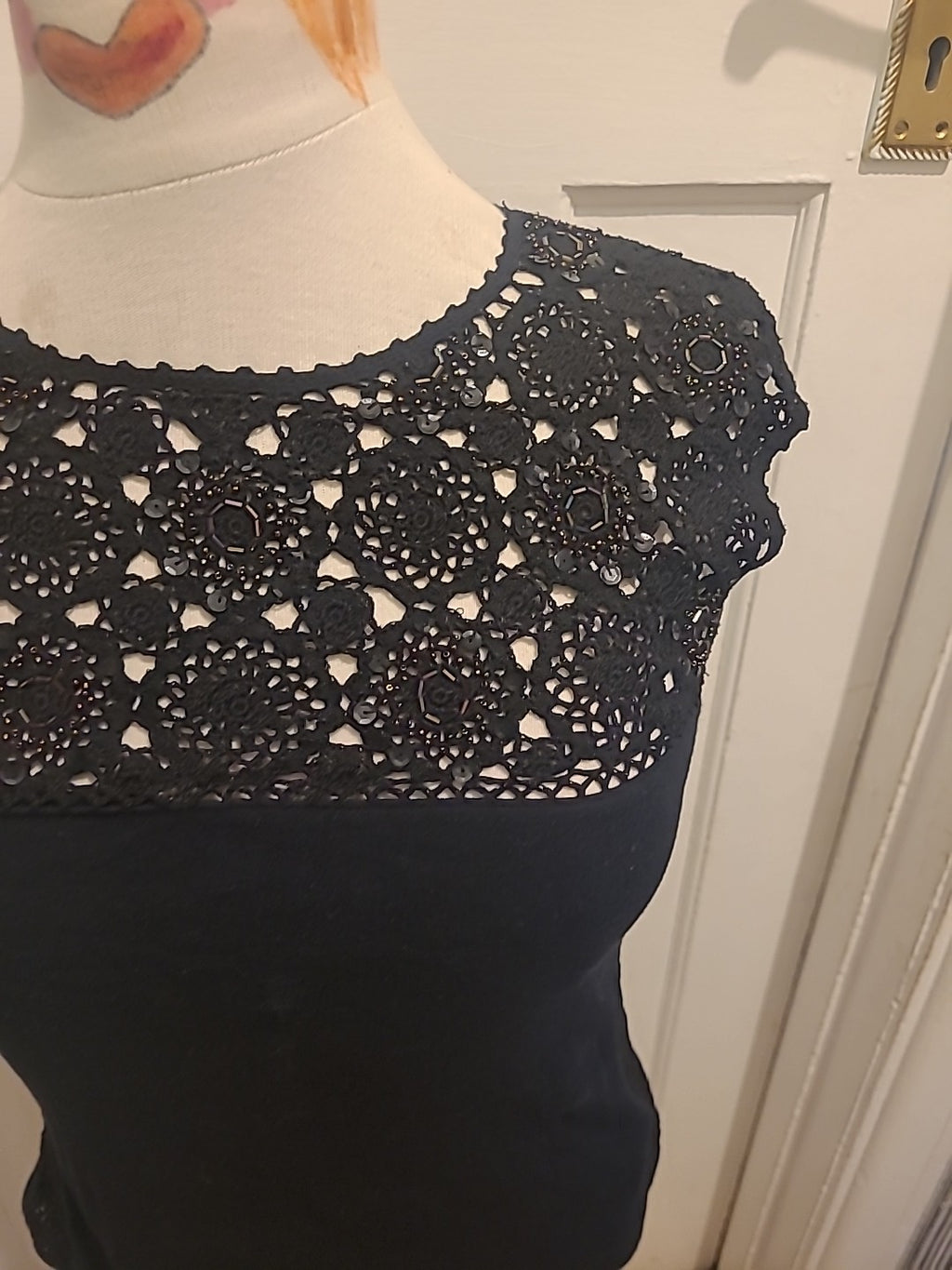Ladies Next Size 10 Black Dimontie Sleeveless Blouses