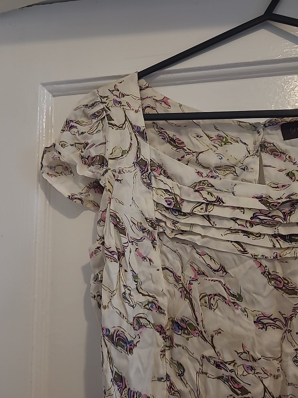 Ladies Great Plains Size Xs Multicoloured Short Sleeved Tshirt