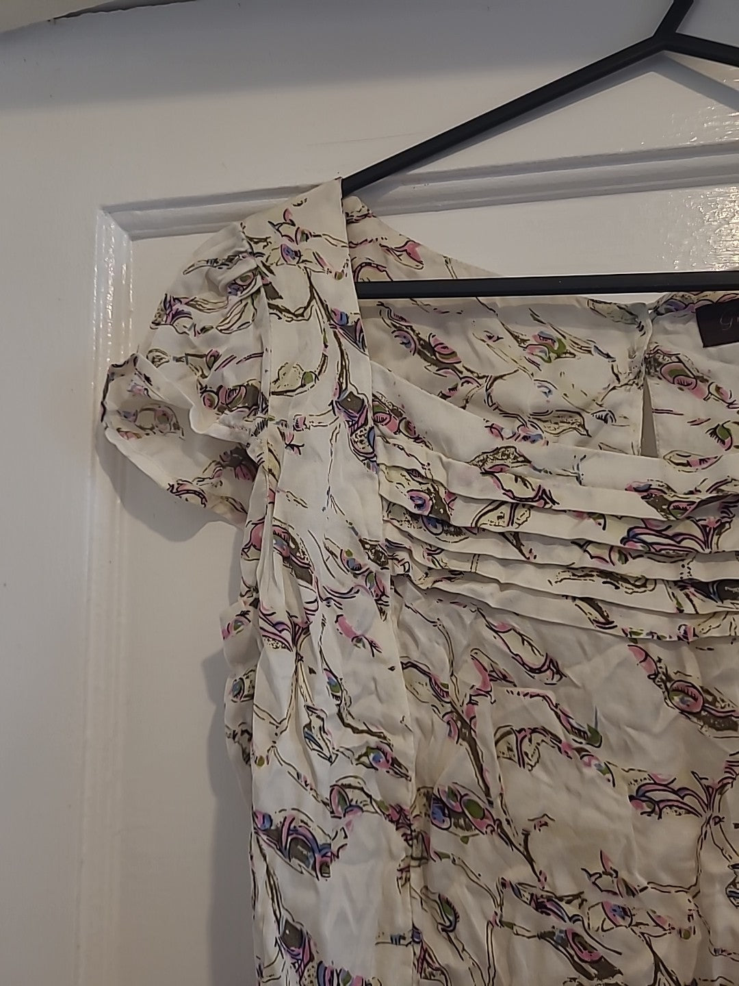 Ladies Great Plains Size Xs Multicoloured Short Sleeved Tshirt
