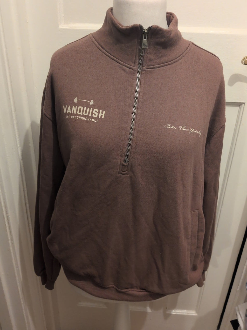 Vanquish Medium Purple Full Zip Jumper
