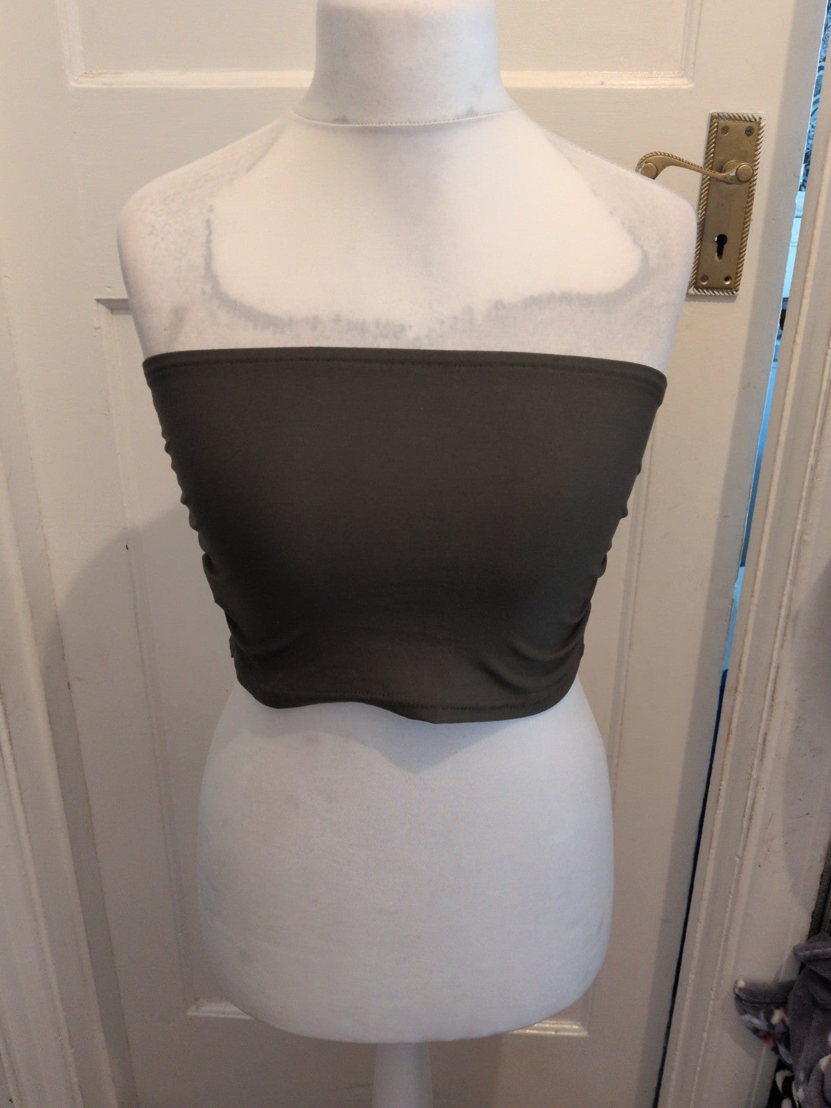Shein Medium Dark Green Boob Tube Rop
