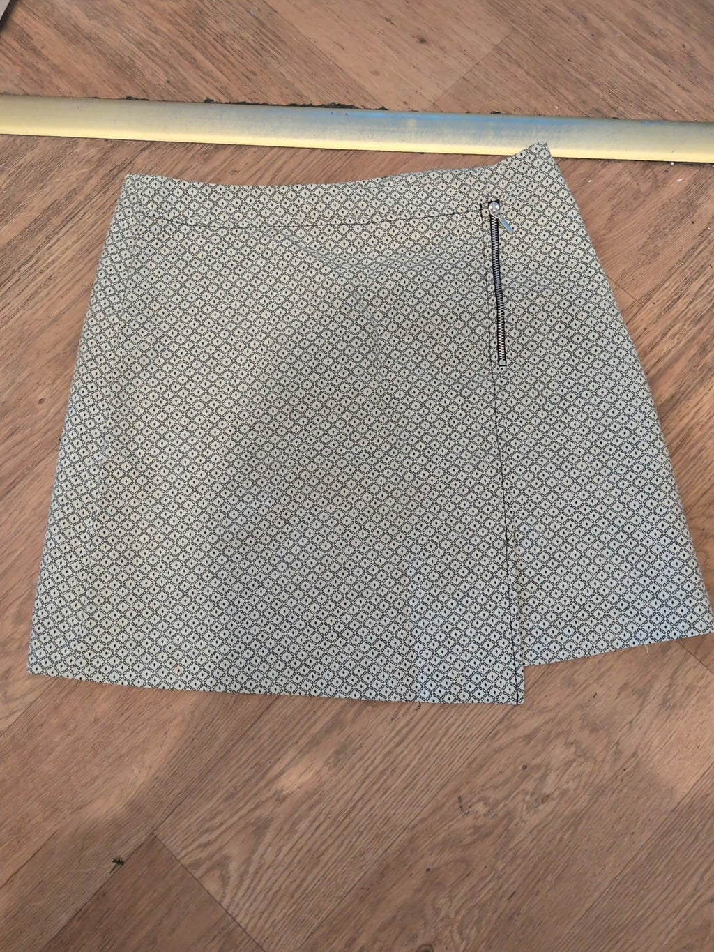 New Look 12 Black And White Short Skirt