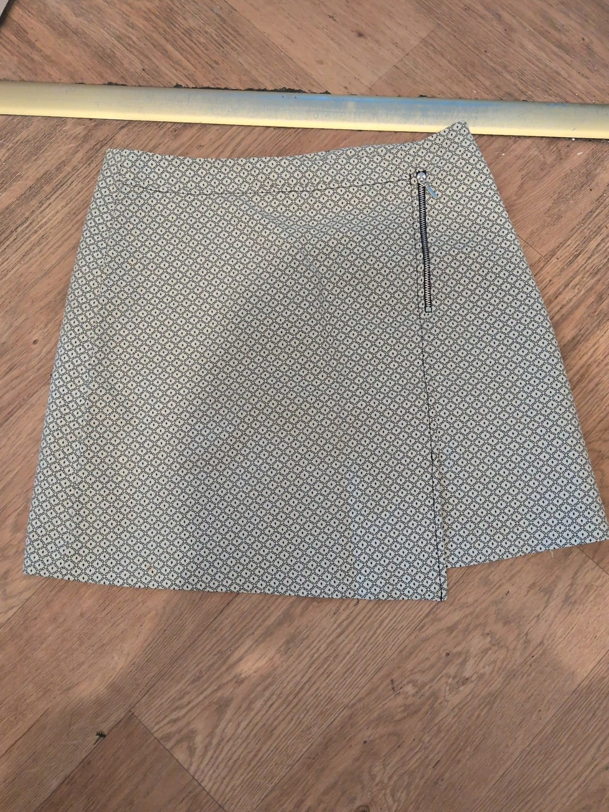 New Look 12 Black And White Short Skirt