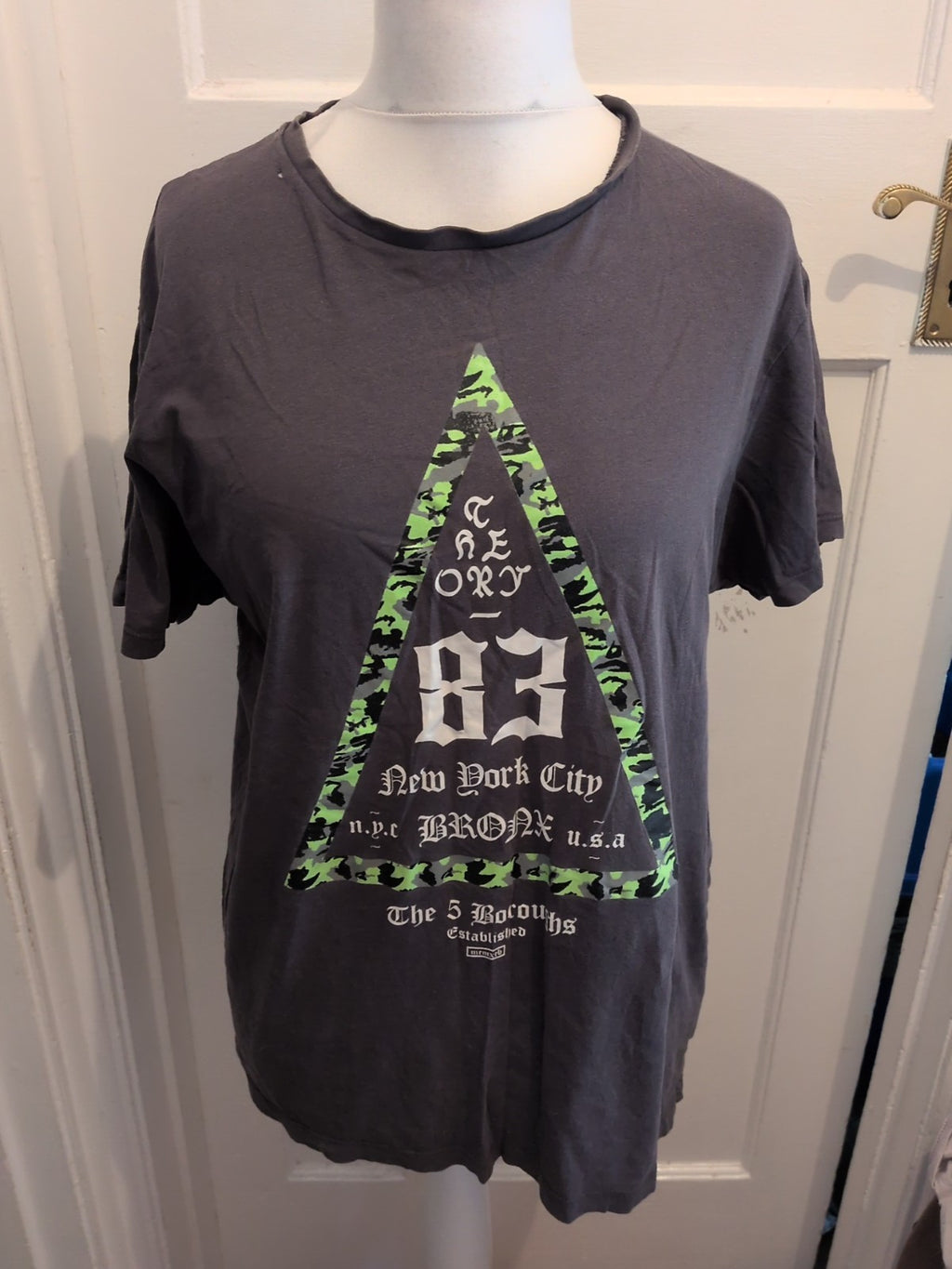 Cedarwood State XL Dark Grey Print Short Sleeve T-shirt