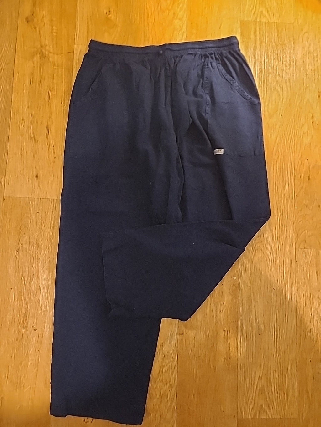 Mens Talla Size 2XL Navy Ankle Trousers