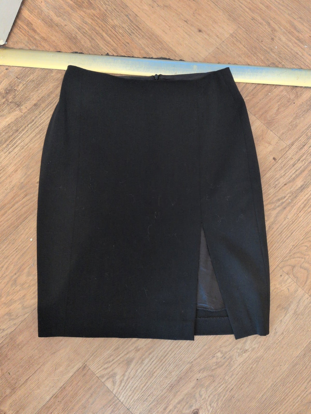 Ladies Size EU 42 Black Knee Length Skirt Lined