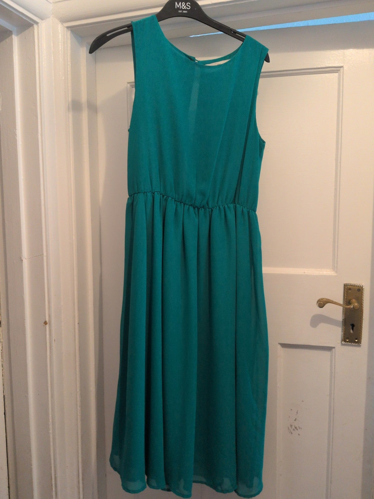 True Decadence 10 Turquoise Lined Sleeveless Dress