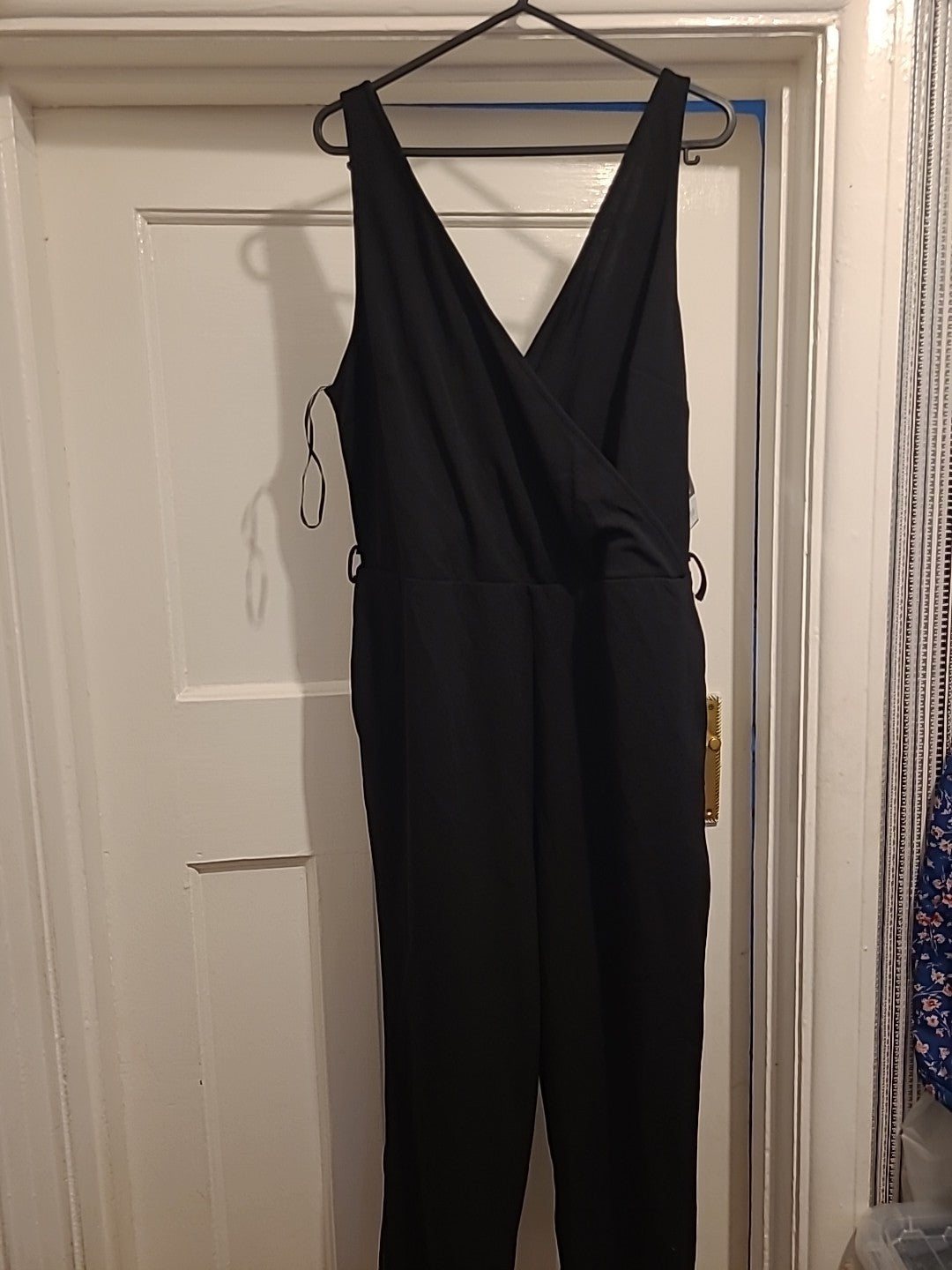 Brand New With Tags Ladies Girl In Mind Size 12 Black Jumpsuit