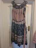 Ladies Blue Chameleon Size Medium Sleeveless Dress