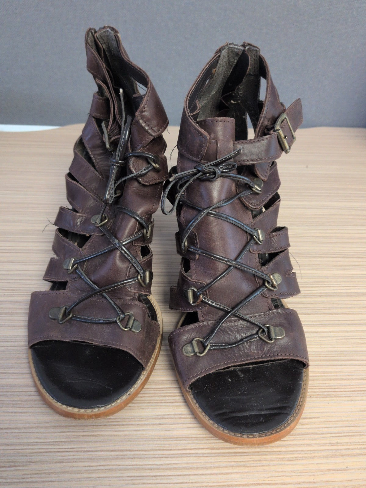Jones Bootmaker EU 41 Brown Wedge Boot