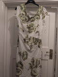 8 Green And White Floral Sleeveless Dress
