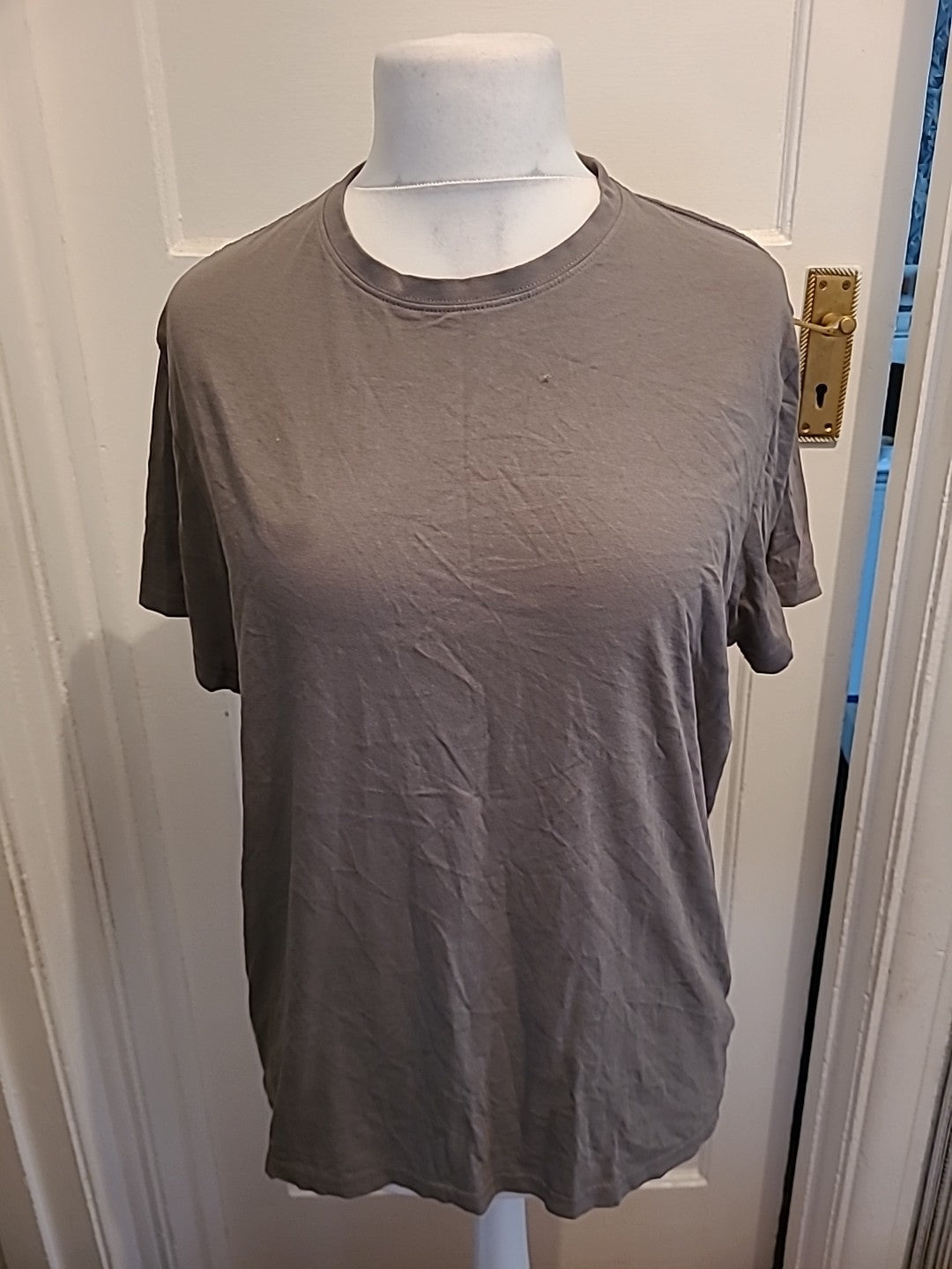 Mens Styler Street Size L Grey Short Sleeved Tshirt