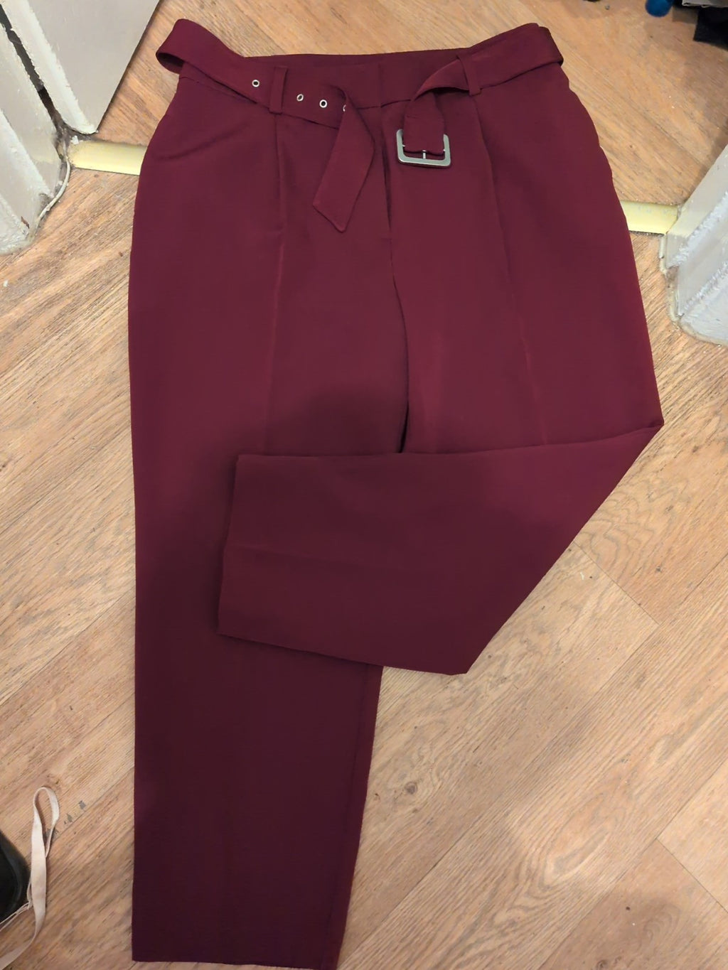 George 18 Purple Straight Leg Trousers