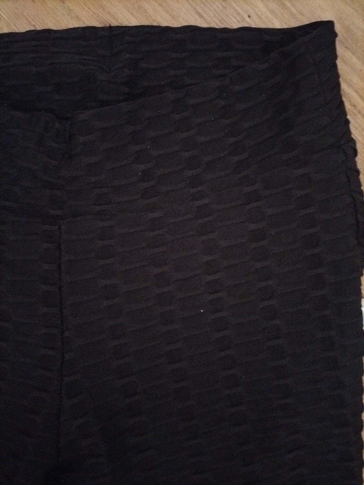 Ladies Souluxe Size 12 Black Textured Leggings