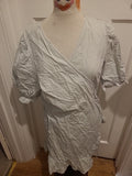 Ladies Primark Size 20 Pale Mint Short Sleeved Dress