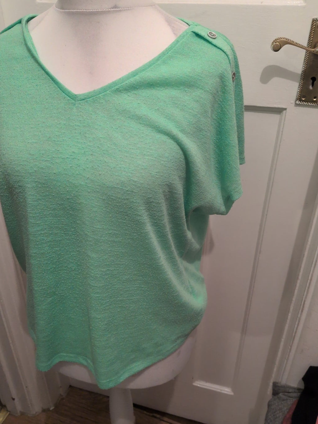 Suzanne Grae Large Green Short Sleeve T-shirt